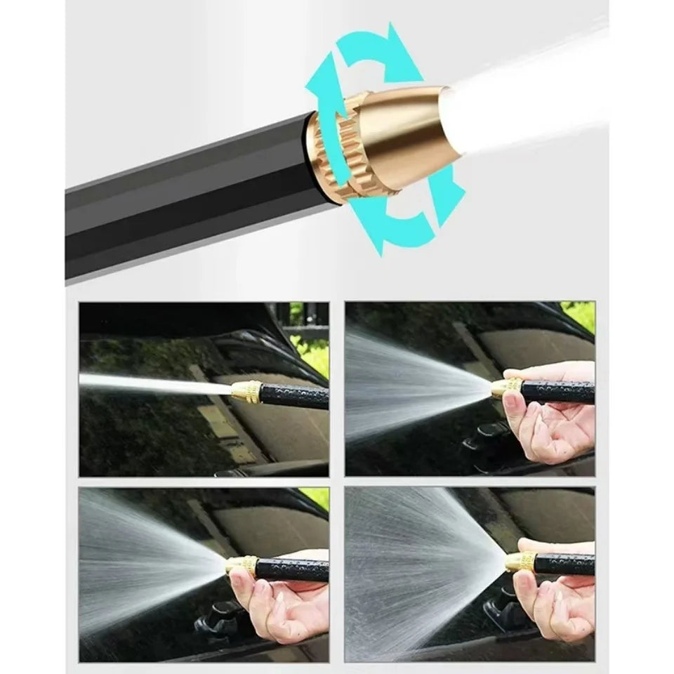 High-pressure car wash gun | Thickened long rod & newly upgraded copper-plated nozzle | For home and car use quixgadget