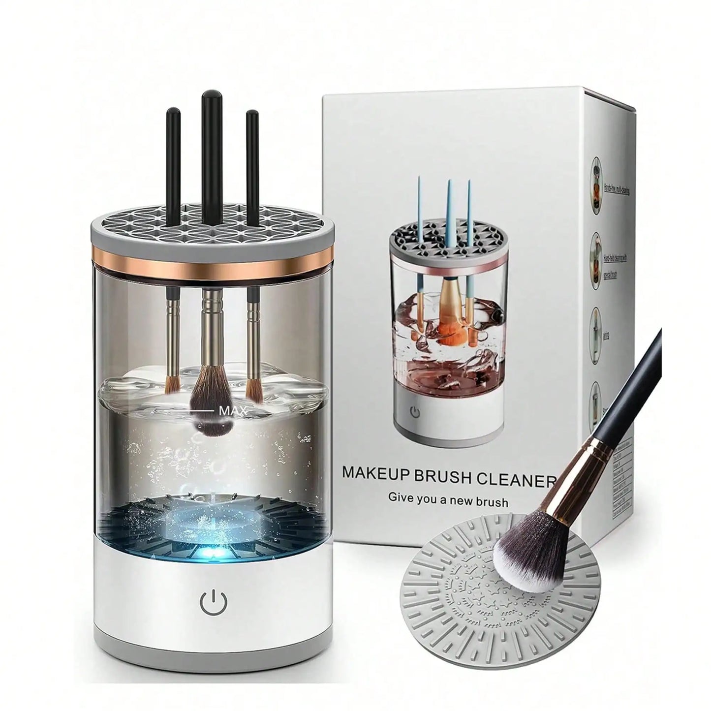 Electric Makeup Brush Cleaner Machine quixgadget