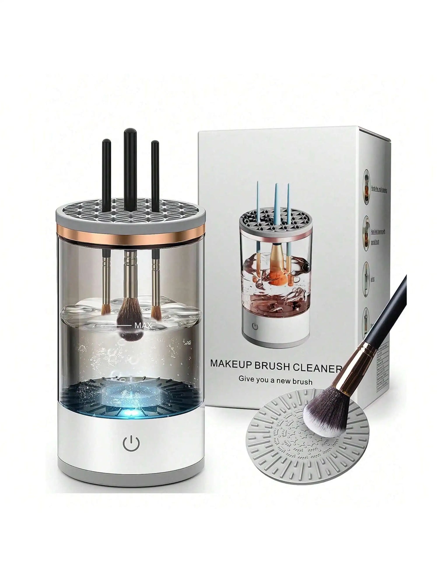 Electric Makeup Brush Cleaner Machine quixgadget
