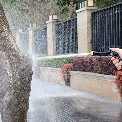 High-pressure car wash gun | Thickened long rod & newly upgraded copper-plated nozzle | For home and car use quixgadget